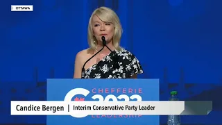 Conservative Leadership: Candice Bergen delivers farewell speech