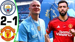 Manchester City vs Manchester United 2-1 - All Goals and Highlights - 2024 🔥 HAALAND