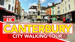 CANTERBURY ENGLAND | Walk through the streets of Canterbury Kent England