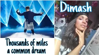 Dimash - "Thoundsand miles a common  dream". reaction, Classical wings 2019. Subtitles