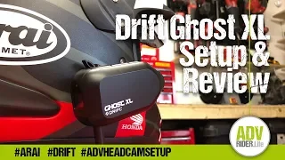 Motorcycle Helmet Camera Review & Setup on Arai Tour X4 with Drift Ghost XL