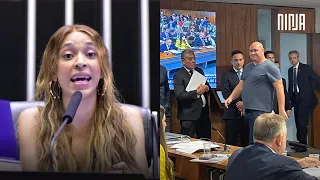 Bolsonarista expulso! Erika Hilton detona deputado do PL que invade CPMI do Golpe só para tumultuar