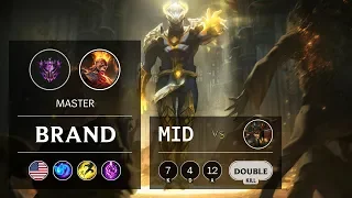 Brand Mid vs Cassiopeia - NA Master Patch 9.23