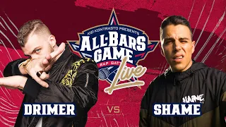 Drimer vs Shame All Bars Game LIVE 29/10/22 Barrio's live (Milano)