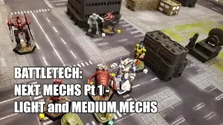 Battletech: Next Mechs Pt. 1 - Light and Medium Mechs