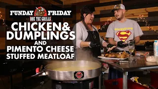 Funday Friday Week 75 • How to Make Pimento Cheese Meatloaf and Chicken & Dumplings | REC TEC Grills