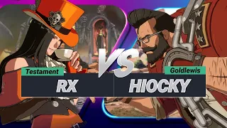 [Guilty Gear Strive]GGST Replay RX(Testament) vs HIOCKY(Goldlewis)