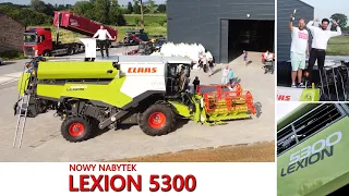 LEXION 5300 NA FULL + SKŁADANY HEDER - Nowy Nabytek Rolnik Szuka Kombajnu (Wywiad)