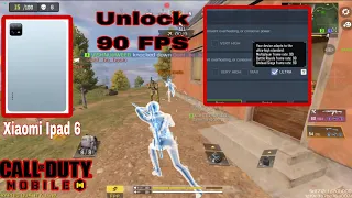 Xiaomi Ipad 6 COD Mobile Gameplay | Full Gyroscope 90 FPS