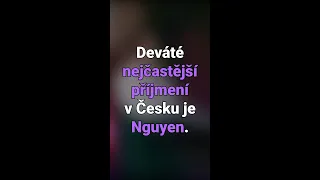 Deváté nejčastější příjmení v Česku je Nguyen.