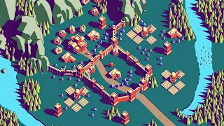 I Think This NEW Castle Defense City Builder Is Going To Be A Satisfying Medieval RTS | Thronefall