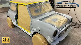 Final Epoxy and High Build Primer - Bare Metal Re-Spray on A Classic Mini - PT3