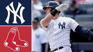 New York Yankees Vs. Boston Red Sox | Game Highlights | 4/8/22