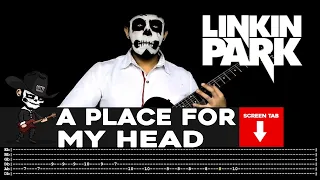 【LINKIN PARK】[ A Place For My Head ] cover by Masuka | LESSON | GUITAR TAB