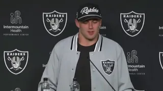 FULL PRESSER: Las Vegas Raiders introduce top draft pick Brock Bowers