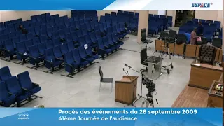 🔴 Procès du 28 Septembre - Audience du 25 Janvier 2023 - J41 (Suite) • ESPACE TV GUINEE