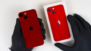 Apple iPhone 13 Mini Red Unboxing + Gameplay