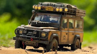 Offroad 4x4 Scale Rc Adventure: Camel Trophy D10 With Brx02 Rc Car