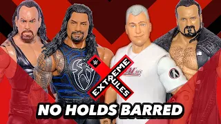 Roman Reigns & Undertaker vs Shane McMahon & Drew McIntyre WWE Action Figure Match!