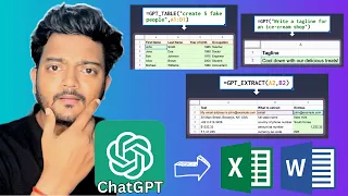 How To Use ChatGPT For Excel & Word ? 🤫🔥✅