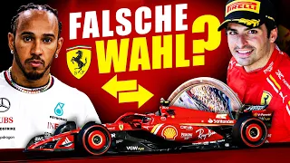 Hamilton schwächelt, Sainz siegt! Hat Ferrari den FALSCHEN Fahrer gewählt?