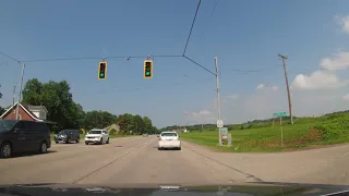 Driving through Duncan Falls, Ohio