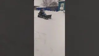 отвал на снегоход сноуфокс 200
