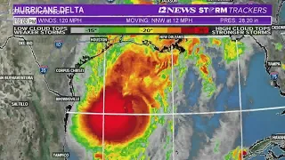 Hurricane Delta heads for Gulf Coast landfall in Louisiana Friday evening