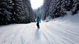 Tall Abfahrt im Golm - Montafon