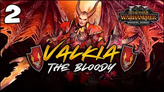 GOREQUEEN vs BLOOD QUEEN! Total War: Warhammer 3 - Valkia the Bloody - Immortal Empires Campaign #2