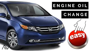 How to change the Engine Oil on a Honda Odyssey | 2011 2012 2013 2014 2015 2016 2017