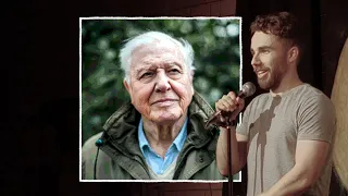 Crowd surprised by David Attenborough Voice Impression