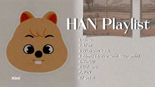 HAN Playlist | with Romanized Lyrics in comment | Stray Kids han Jisung