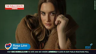 🇦🇲 Armenia - Rosa Linn - Snap (The Public Reacts: Eurovision 2022)