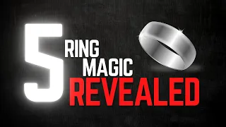 5 VISUAL Ring Magic Tricks | #revealed #magic