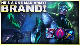 BRAND IS A ONE MAN FIRE ARMY! | League of Legends