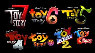 Toy Story 1,2,3,4,5,6,7 Trailer Logos (1995-2036) | Redesign Concepts (4K)