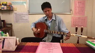 Mr Kensuke Inuboshi from Japan plays Chapey Dangveng and sings the popular song