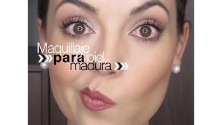 maquillaje para piel madura de los 40 en adelante