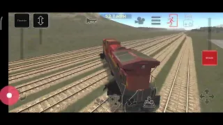 TRAIN AND RAIL YARD SIMULATOR DRIFTING TRAIN