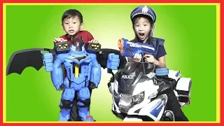 Pretend Play POLICE with Ryan's Toy Review Toy Store