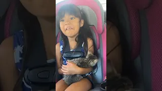Little girl gets surprised with kitty after losing her beloved cat two years ago 🥹❤️￼