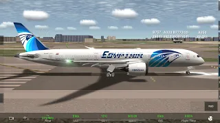 RFS REAL FLIGHT SIMULATOR BOEING 787 9 DREAMLINER EGYPTAIR NEW GAME PLAY 5/29/2022 IOS ANDROID