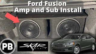 2013 - 2020 Ford Fusion Amp and Sub Install