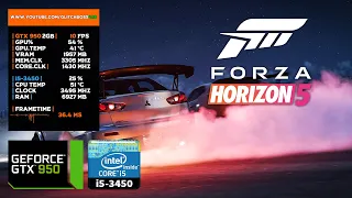 Forza Horizon 5 | GTX 950 2GB + i5-3450 + 8GB RAM