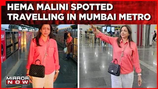 Actress Hema Malini Shares Her Experience In Mumbai Metro | Latest News | Mirror Now