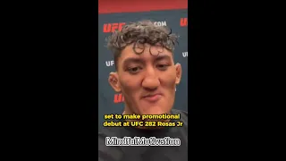 The youngest fighter in UFC history Raul Rosas ufc debut #ufc #danawhite #mma #fightnight #fight..