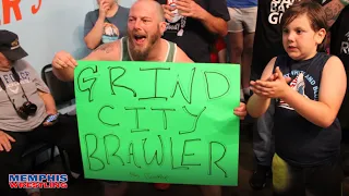 J. Webb with Brooklyn Brawler vs Main Event Bradley with Big Nasty Phil  |  MEMPHIS WRESTLING