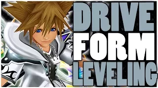 EASY DRIVE FORM LEVELING GUIDE | Kingdom Hearts 2.5 - Level Up FAST!