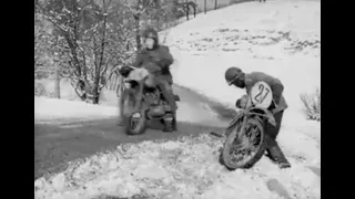 Vilnius and Kaunas winter motocross. 1957
